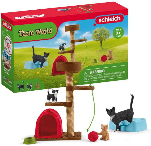 Schleich Katzen Spielfiguren-Set, Bunt / Mehrfarbig, ab 3 Jahre - Bild 1