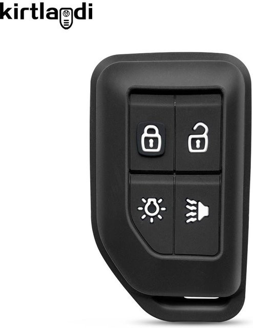 Silikon Fernbedienungsschlüsselhülle für Volvo FH16 RC FM EURO 6 LKW Zubehör, Schwarz - Bild 1