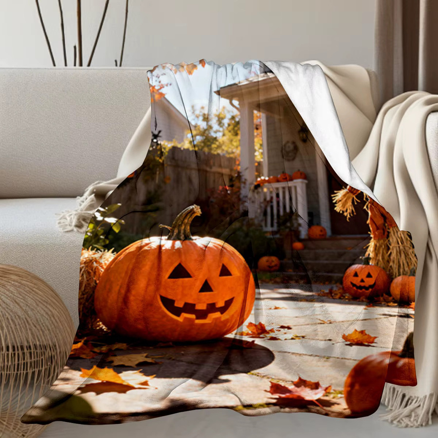 SRH Halloween Baby Flanelldecke aus Polyester, antistatisch und weich für Kinderbetten und als Hausüberwurf - Bild 6
