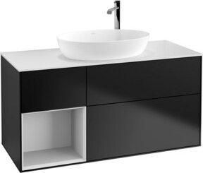 V&B Finion Waschtischunterschrank mit Wandbeleuchtung, Breite: 120 cm, Tiefe: 50,1 cm, Höhe: 50,1 cm, lackiert - Bild 1
