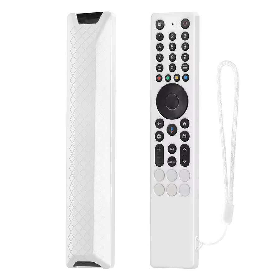 TCL RC833A Silikon-Fernbedienungshülle mit Trageband in Schwarz, sturzsichere und rutschfeste Schutzhülle für deine Smart-TV-Fernbedienung - Bild 3