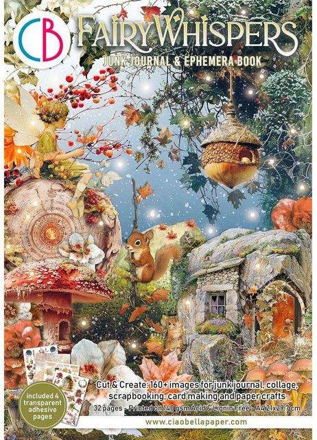 Junk Journal und Ephemera Buch Fairy Whisper Ciao Bella in Multicolor für Erwachsene - Bild 1
