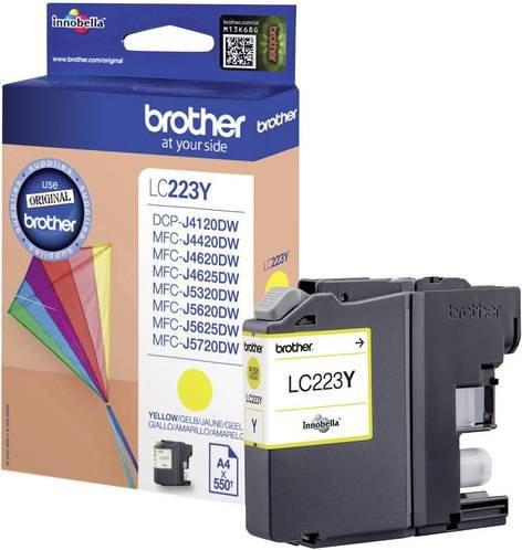 Original Brother Tintenpatrone LC-223Y Gelb für Inkjet-Drucker - Bild 1