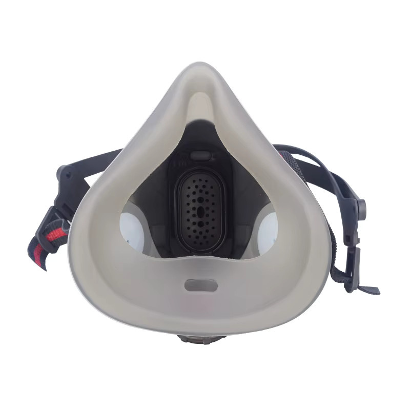 XYEHS Low-Profile Halbgesichts-Gas- und Staubmaske aus TPE zum Schutz vor Gasen, Dämpfen und Staub - Bild 3