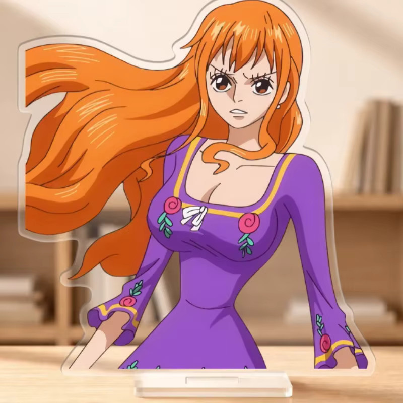 Bandai Nami Anime-Acryl-Ständer, Schreibtisch-Deko-Ornament, Strandmotiv - Bild 2