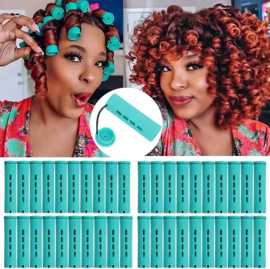 10 Stück Lockenwickler Set, Kalte Welle Haar Curler, Unisex - Bild 2