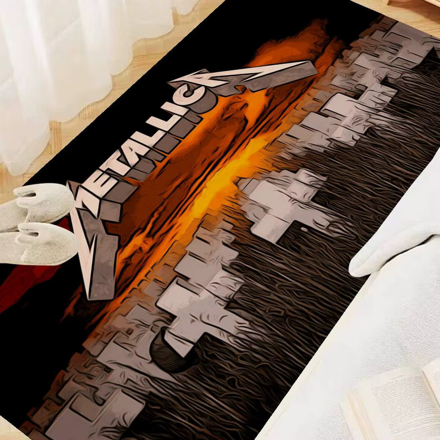 M-METALLICA Band-Bodenmatte, rechteckig, rutschfest und wetterfest, Mehrfarbig, B/T: 60,0 x 40,0 cm - Bild 4
