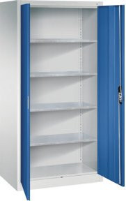 C+P Werkzeugschrank Acurado 7035/5010 in Grau und Blau, abschließbar mit Türen, B/T/H: 195 x 93 x 60 cm - Bild 1