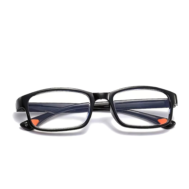 DIXSG Lesebrille Herren, rechteckig, Vollrand, Kunststoff, schwarz - Bild 2