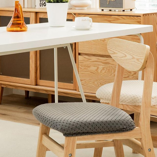 Yiran Furniture Universeller elastischer Stuhlbezug aus Jacquard-Samt und Wind-Taffeta für Esszimmerstühle und Hocker, Breite: 40 cm - Bild 1