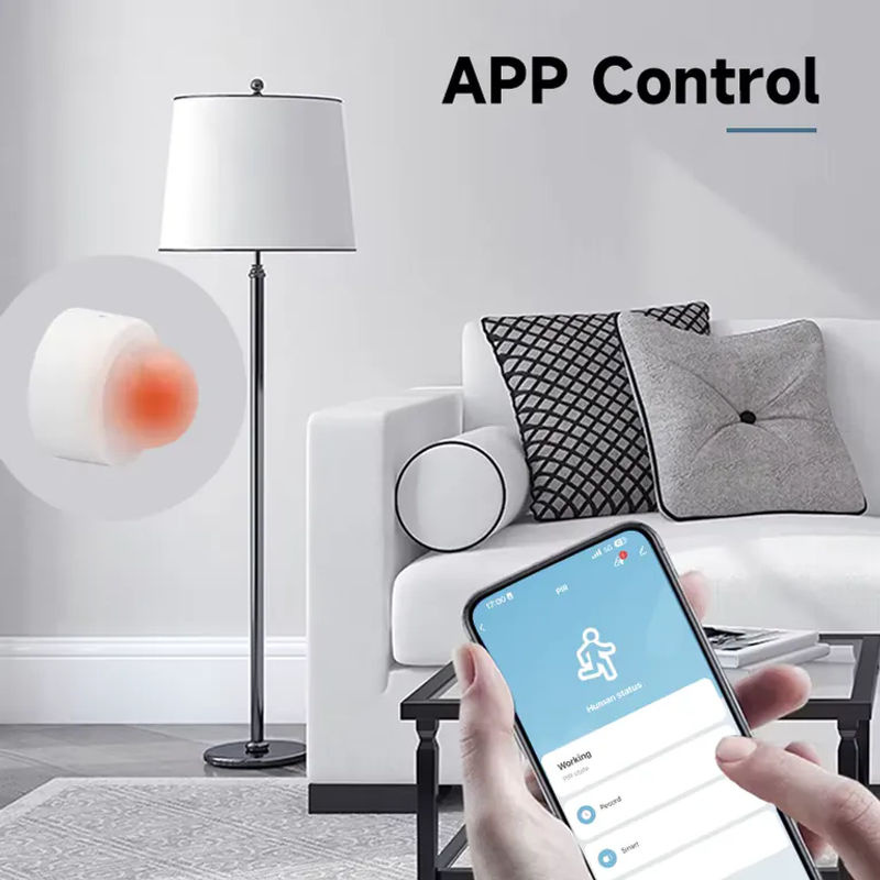 Tuya Zigbee Smart PIR-Bewegungssensor in Weiß, kabelloser Infrarot-Körperdetektor zur Bewegungserkennung für Smart Life und Sicherheitsalarme - Bild 2