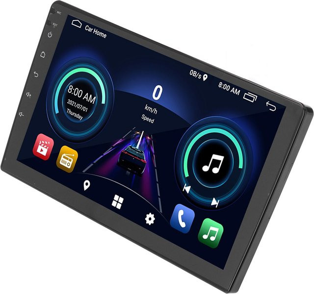 Koogeelife 9 Zoll Autoradio mit Touchscreen, Bluetooth 5.0, GPS-Navigation und AM/FM Radio in Schwarz - Bild 1