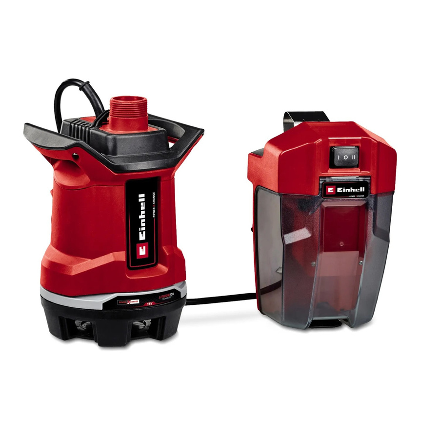 Einhell Akku-Schmutzwasserpumpe GE-DP 18/25 Li-Solo Power X-Change, bunt - Bild 2