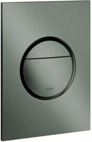 Grohe Abdeckplatte Nova Cosmopolitan S für Dual Flush in Graphit gebürstet für senkrechte Montage - Bild 1