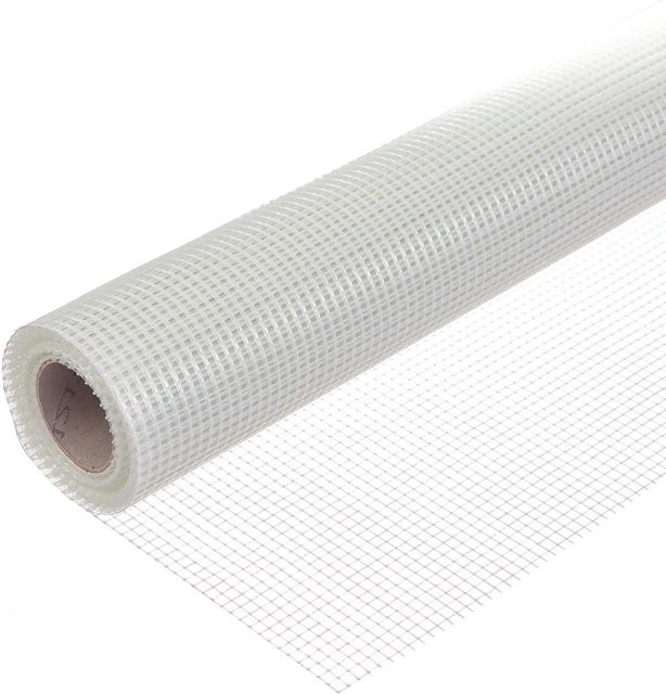 Dalsys Armierungsgewebe aus Glasfaser in Weiß für den Innenputz, 50 m Länge, 75 g/m² - Bild 1