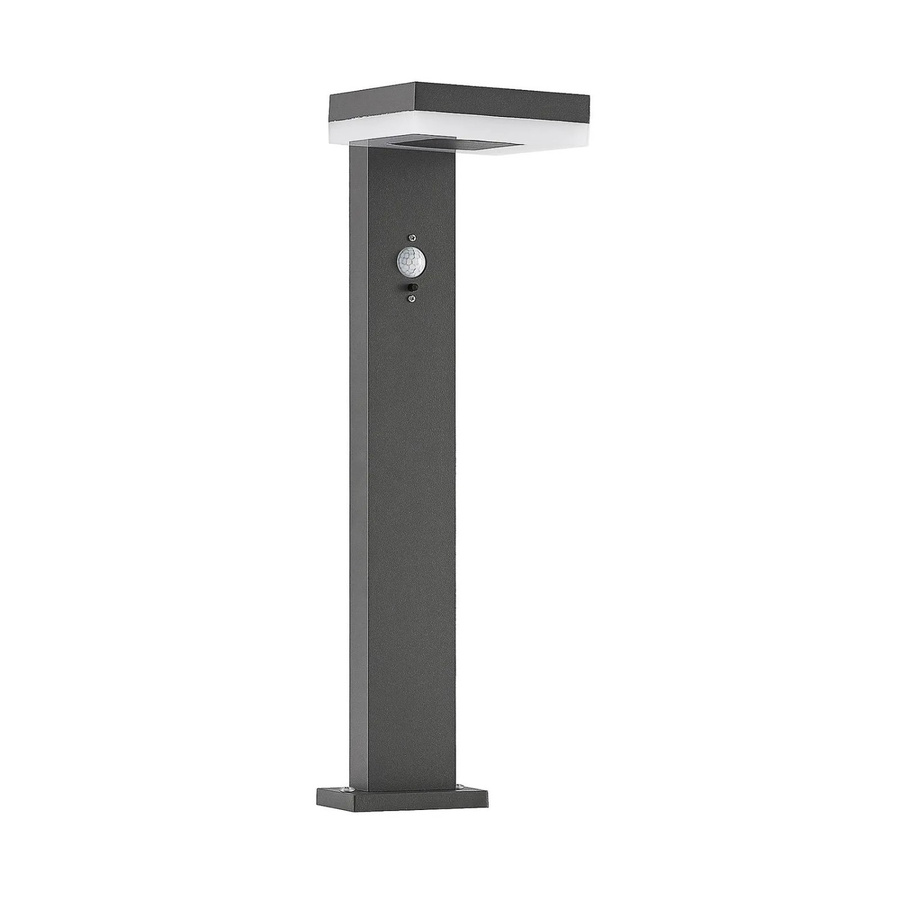 Lindby LED Solarleuchte Laira Schwarz mit Bewegungsmelder aus Aluminium und Kunststoff - Bild 2