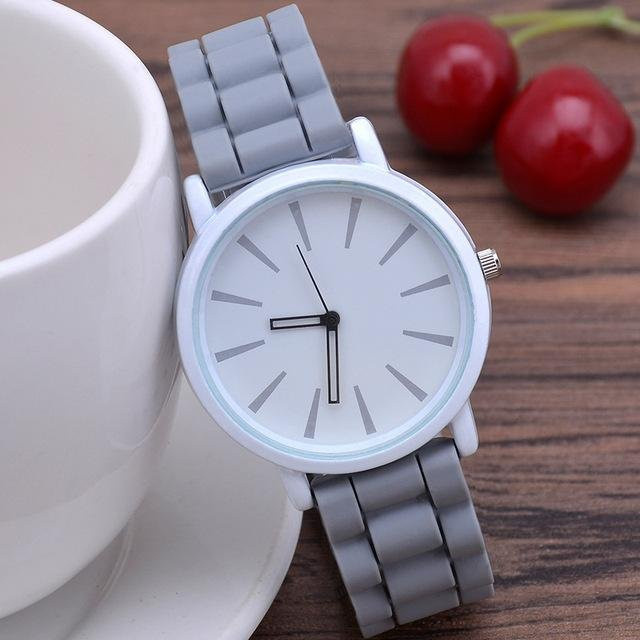 UTHAI Armbanduhr Quarz, Silikon, Weiß, Damen - Bild 1