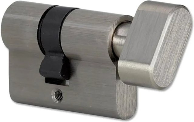 Skyscope WC-Zylinder für nach außen öffnende Türen in Silber aus Edelstahl - Bild 1