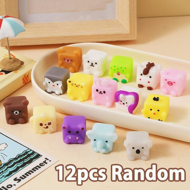 Fashnics Mochi Squishy Insekt, Cartoon Tier Quetsch Stress Spielzeug - Bild 1