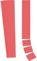Ultradex Steckkarten für Ultradex Stecktafeln Planrecord, beschreibbar, Farbe: Rot, B/H: 5,0 x 3,2 cm, 90 Stück - Bild 2
