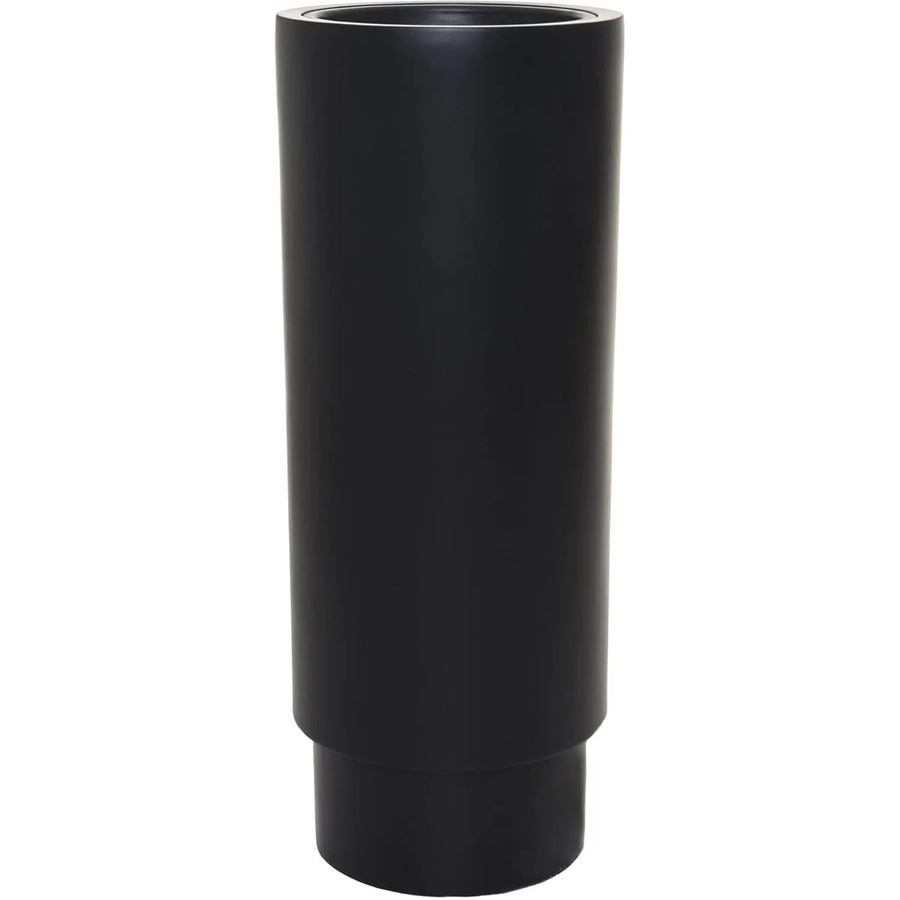 Vivanno Blumentopf Escada modern rund Schwarz B/T/H: 35 x 35 x 90 cm - Bild 2