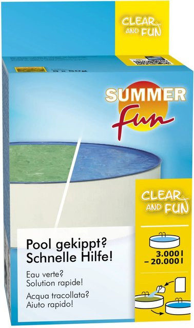 Summer Fun Clear and Fun Wasserpflege-Set zur Pool-Desinfektion für Pools von 3.000 bis 10.000 Litern - Bild 1
