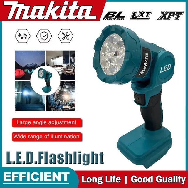 Makita Akku-LED-Arbeitsleuchte in Petrol, wiederaufladbarer Suchscheinwerfer für 18 V Akkus - Bild 1