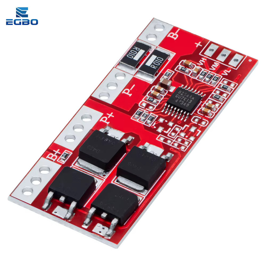 EGBO Hochstrom-Li-Ionen-Lithium-Batterie Schutzplatine Modul 4s 30a in Rot für 14,4 V bis 16,8 V mit Überladungsschutz und Kurzschlussschutz - Bild 2