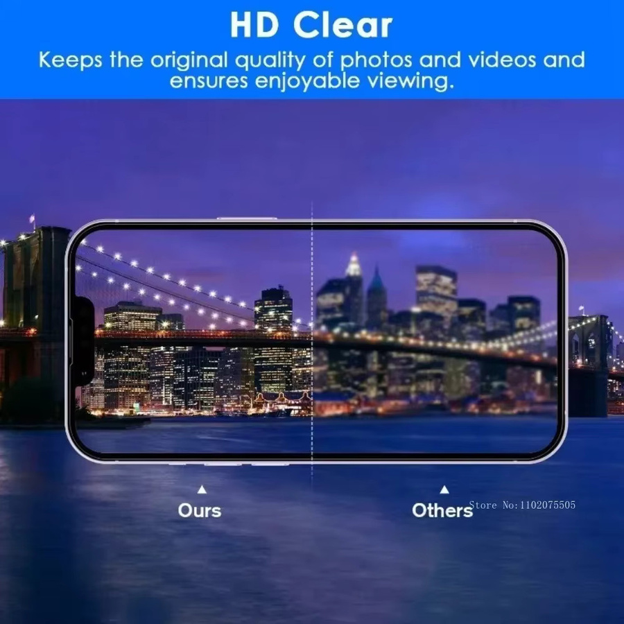 DIXSG 2er Set HD-Klarglasfolie aus gehärtetem Glas als Displayschutz für iPhone 17 16 15 14 13 12 11 Pro Max Plus XR XS in Transparent - Bild 4