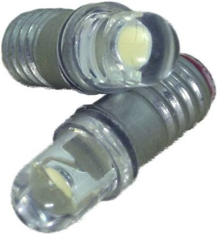 TAMS Elektronik LED-Birne Warmweiß E5.5 10 V 24V transparent 2er-Set - Bild 1