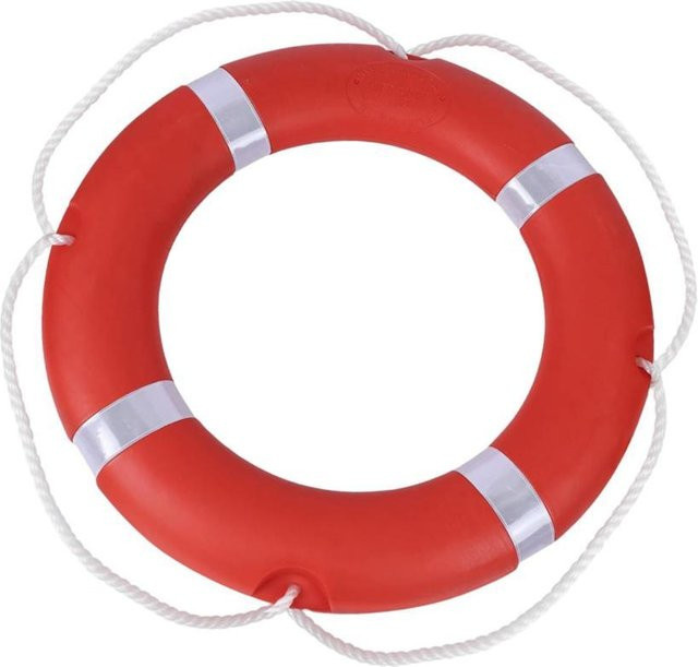 Professioneller Rettungsring in Rot für Boot und Pool zur Sicherheit im Freien - Bild 1