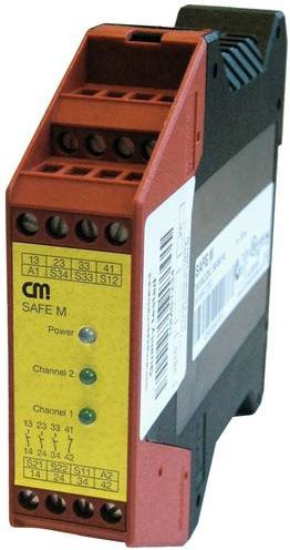 CM Manufactory Nachschaltgerät SAFE M.1 in Rot, Betriebsspannung 24V DC/AC, 3 Schließer und 1 Öffner - Bild 1