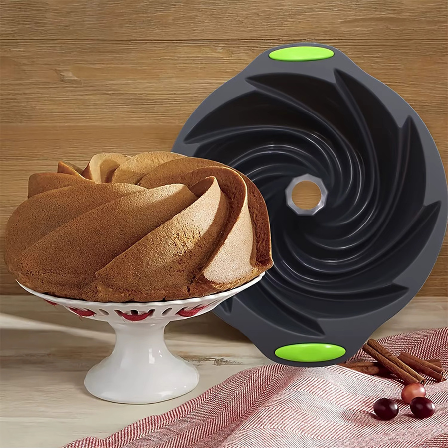 Antihaftbeschichtete Silikon-Kuchenform von zxyouping, runde 3D-Backform für dein Backwerkzeug - Bild 2