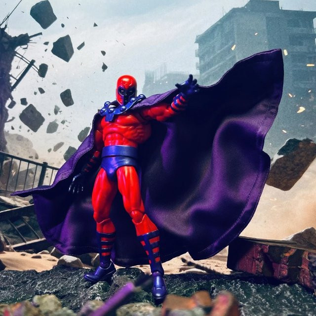 Hot Toys Marvel Magneto Umhang, Zubehör, Rot - Bild 1