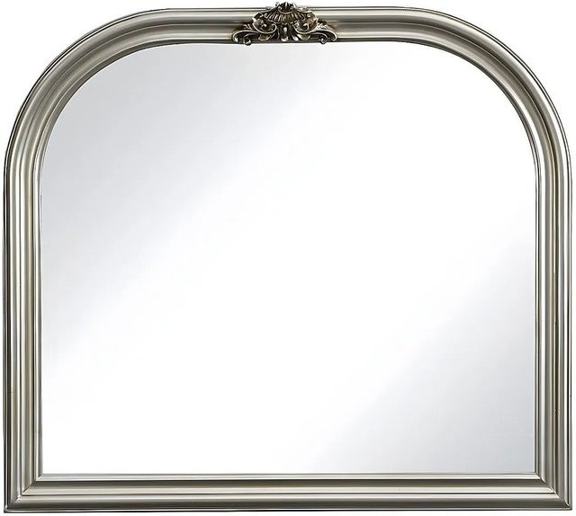 Wandspiegel Izey von Vente-unique in Grau-silber aus Eukalyptusholz, Breite: 90 cm, Höhe: 81 cm, Tiefe: 1 cm - Bild 1