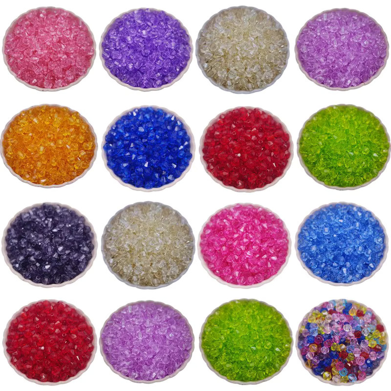 JAB Perlen Acryl, Diamant Transparent, Lose Perlen - Bild 2