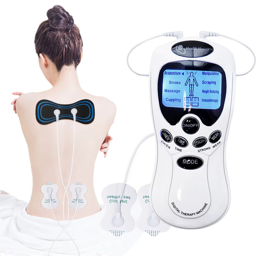 Raiuleko TENS-Elektroakupunktur-Stimulator, Puls-Massagegerät, EMS-Muskelentspannung - Bild 2