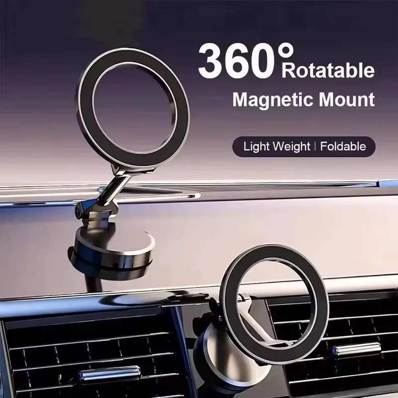 1080 MagSafe Autotelefonhalter Magnetische Handyhalterung für das Auto in Schwarz, kompatibel mit iPhone 17 16 Pro Max Plus - Bild 4