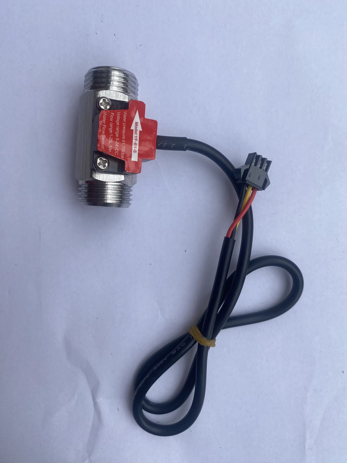 LOUCHEN ZM Edelstahl Hall Flow Sensor Durchflussmesser zur Flüssigkeitssteuerung in Silber - Bild 3