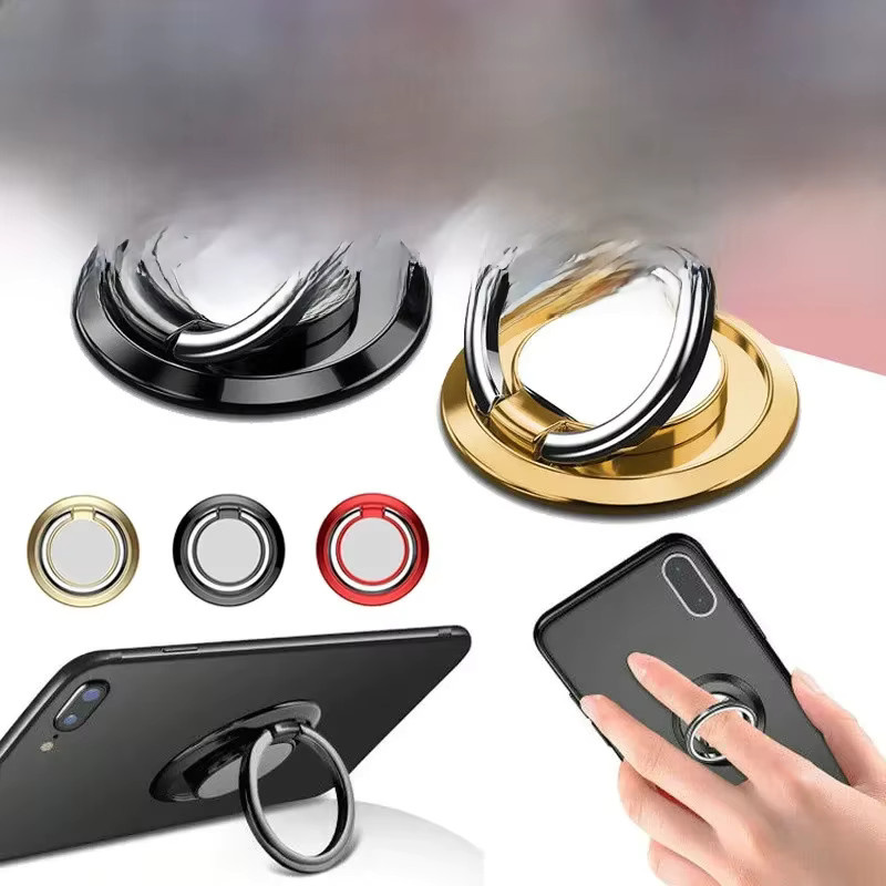WSSHE Universal Finger Ring Halter Ständer für iPhone, Samsung und Xiaomi in Schwarz - Bild 6
