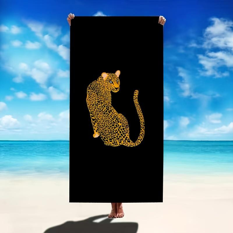 Dalangpa Strandtuch mit Leopardenmuster, Breite: 40 cm, Höhe: 60 cm - Bild 2