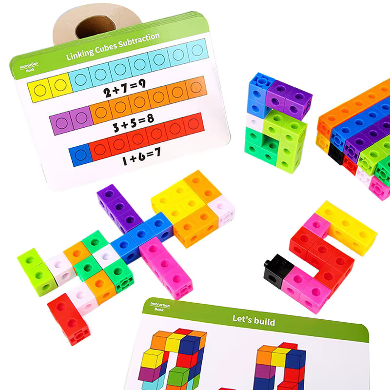 Sommer4 Verbundwürfel-Spielzeug, Kunststoff, zum mathematischen Zählen - Bild 4