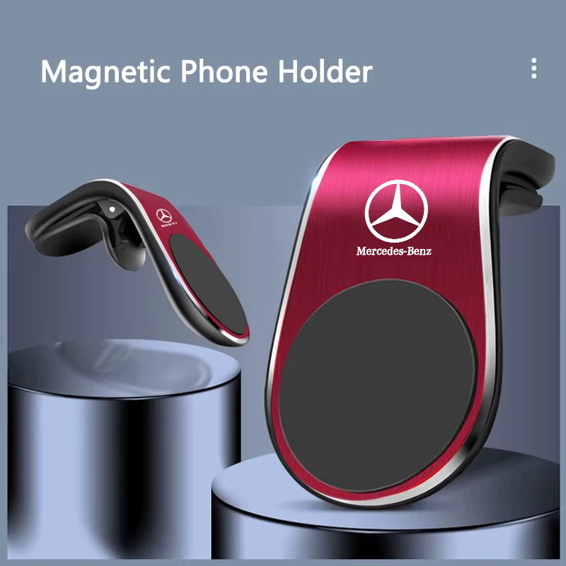 Magnetische Auto-Handyhalterung für Mercedes Benz A C E S G Klasse GLC CLE CLA GLB GLS W177 mit Lüftungsclip und GPS-Halterung - Bild 3