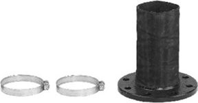 Grundfos Druckleitungsanschluss DN 80/d 90mm, PN 10, Schwarz - Bild 1