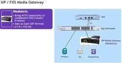 Alcatel-Lucent Enterprise SIP Media Gateway mit 2 analogen Ports und Ethernet/LAN in Schwarz (3MJ06001AA) - Bild 1