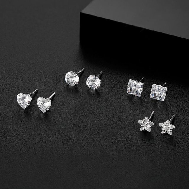 SOMILIA Ohrstecker 925 Silber, Kristall, Damen - Bild 1