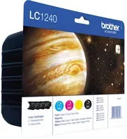 Brother LC1240 Tintenpatronen MultiPack, 4er-Set in Schwarz, Cyan, Magenta und Gelb - Bild 3
