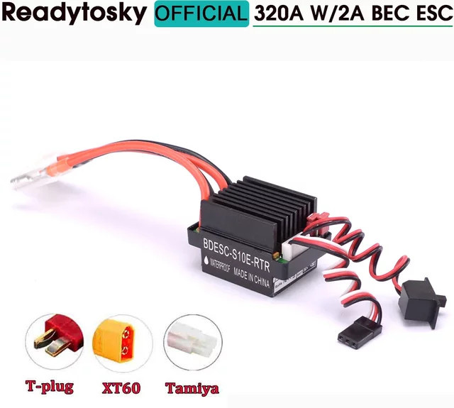 Readytosky Hobby Brushed Motor Speed Controller 320A mit 2A BEC Brush ESC - Bild 1
