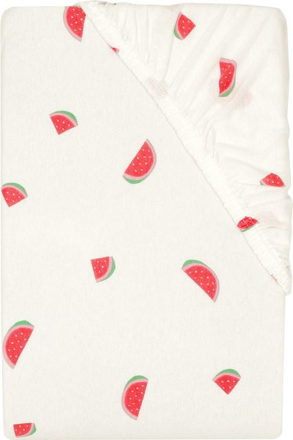 LIVARNO Jersey-Spannbettlaken Wassermelone B/T: 140-160 x 200 cm - Bild 1