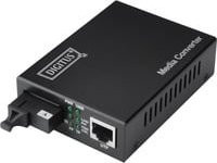 Digitus Professional DN-82122 Gigabit Medienkonverter RJ45 zu SC Single-Modus Schwarz - Bild 1